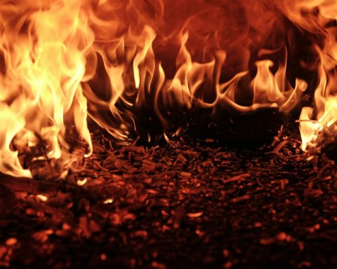 red flame