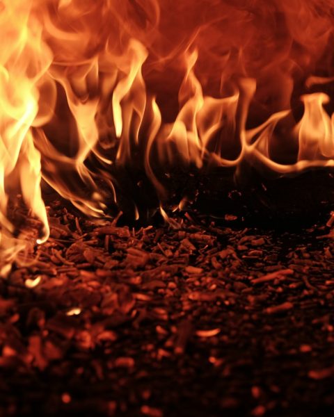 red flame